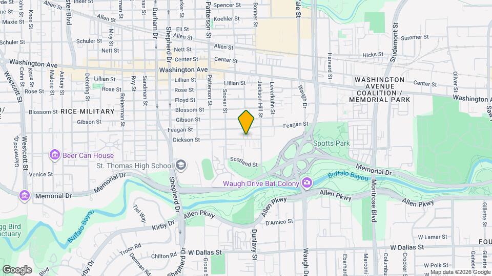 4230 Dickson St Map and Location Details