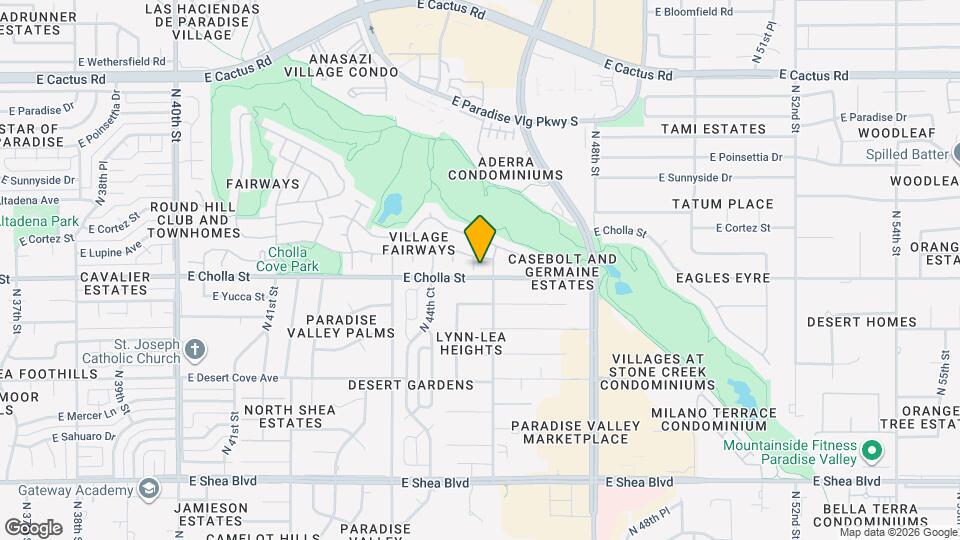 11401 N 45th Pl Map and Location Details