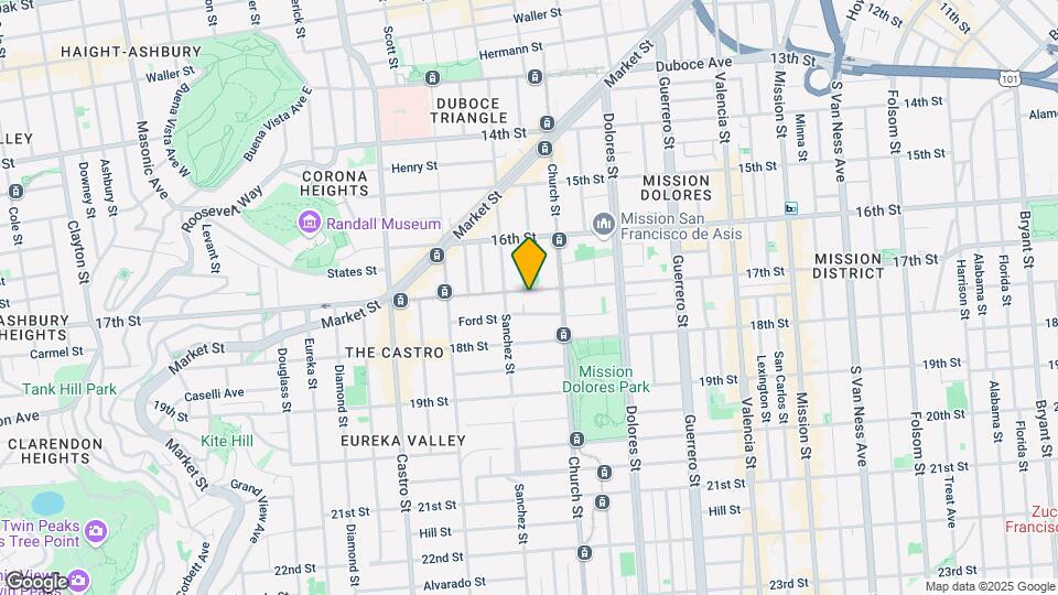 3759-3761 17th St Map and Location Details