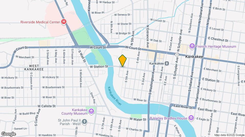 554 W Station St Map and Location Details