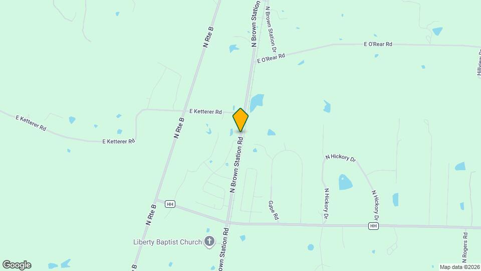 8125 N Brown Station Rd Map and Location Details