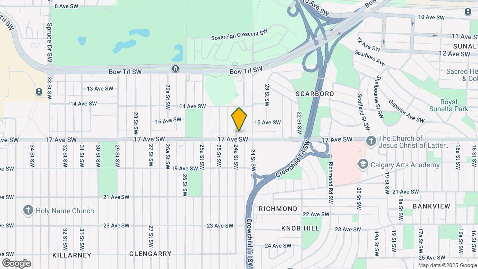2520 17 Av SW Map and Location Details
