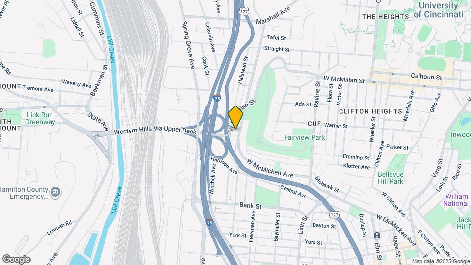 2341 W McMicken Ave Map and Location Details