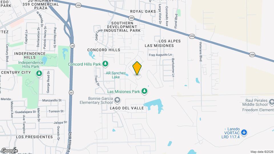 1025 La Muralla St Map and Location Details