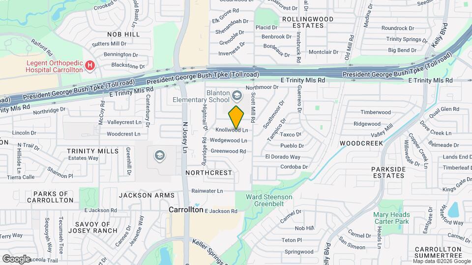 2016 Knollwood Ln Map and Location Details