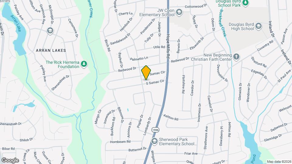 5435 S Sumac Cir Map and Location Details