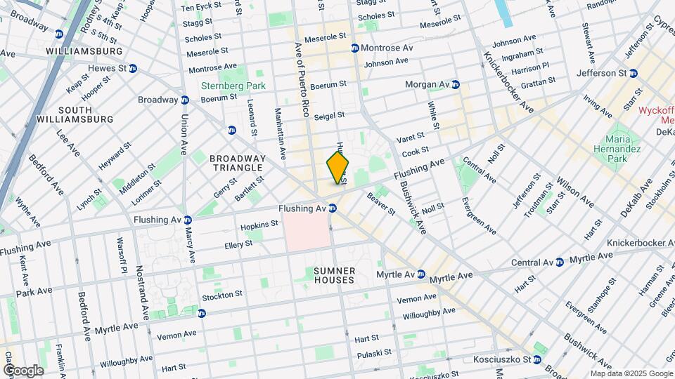 795 Flushing Ave Map and Location Details