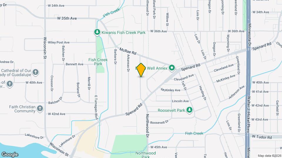 3903 Iowa Dr Map and Location Details