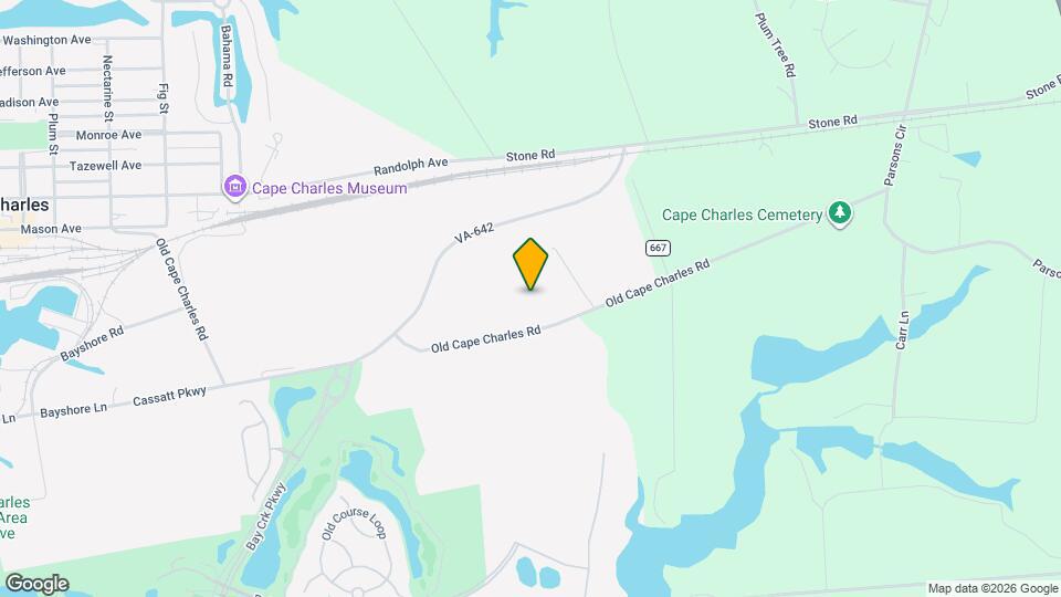 2401 Old Cape Charles Rd, Unit B Map and Location Details