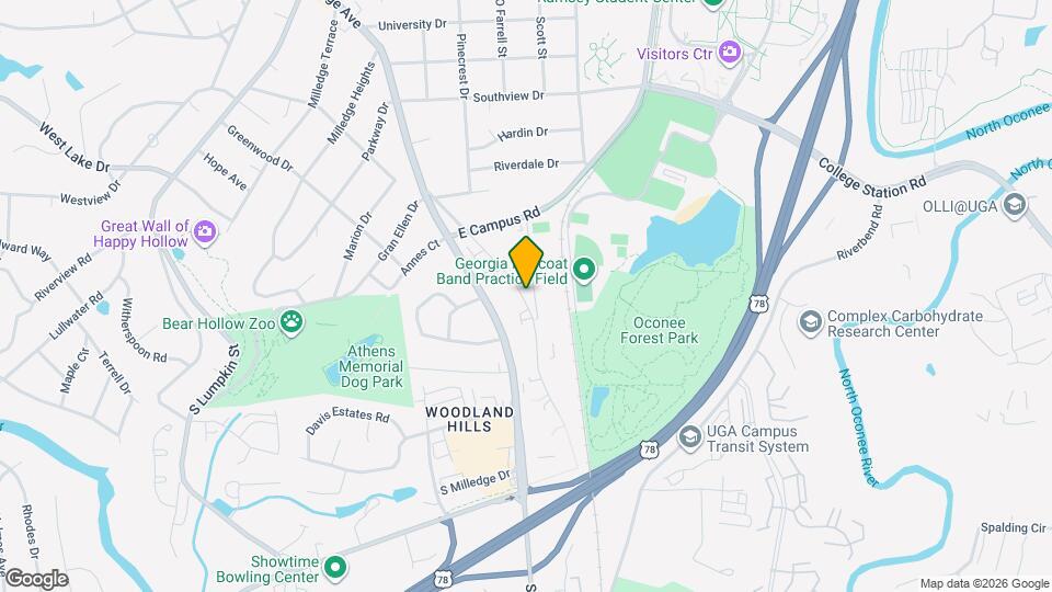 1693 Milledge Ave Ext Map and Location Details