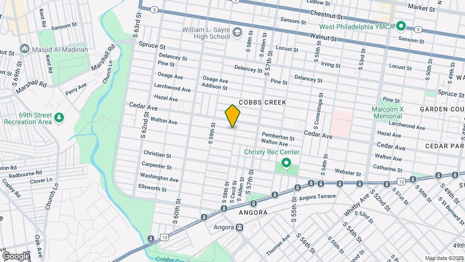 5804 Pemberton St Map and Location Details