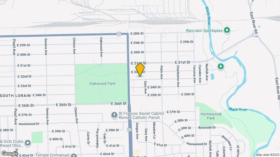 2233 E 33rd St Map and Location Details