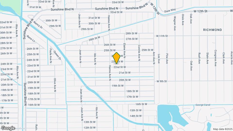 2710 22nd St W Map and Location Details