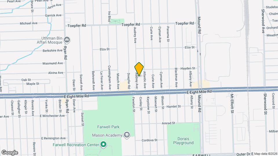 20794 Audrey Ave Map and Location Details