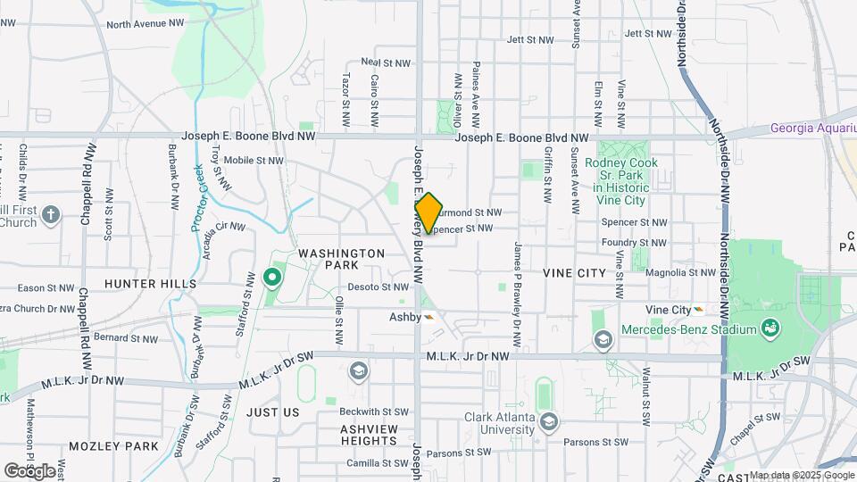 899 Booker Washington Dr NW Map and Location Details