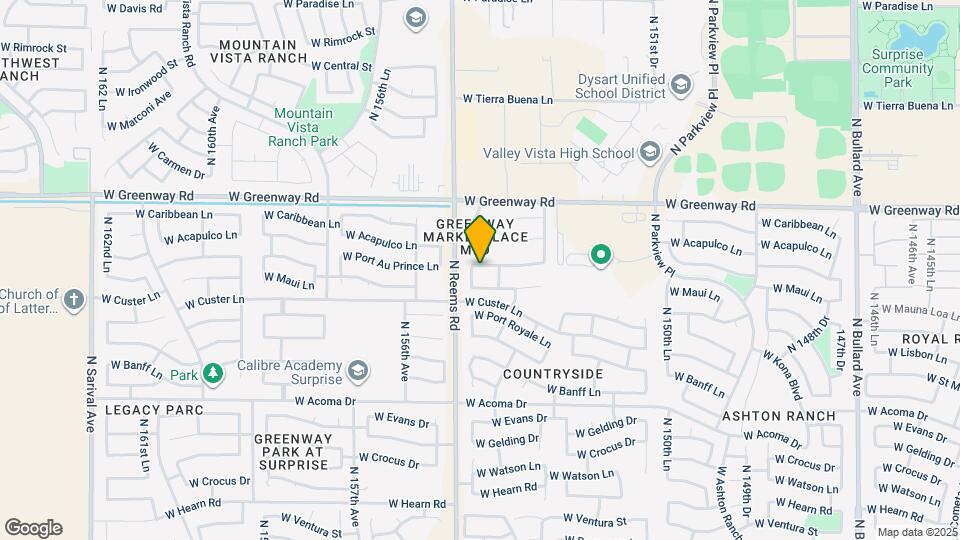 15475 W Port Au Prince Ln Map and Location Details