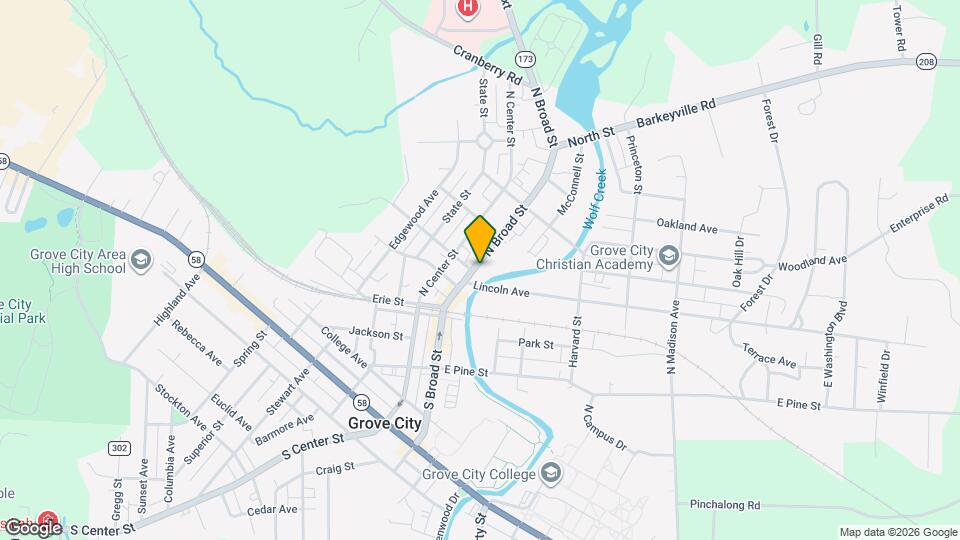 214 N Broad St Map and Location Details