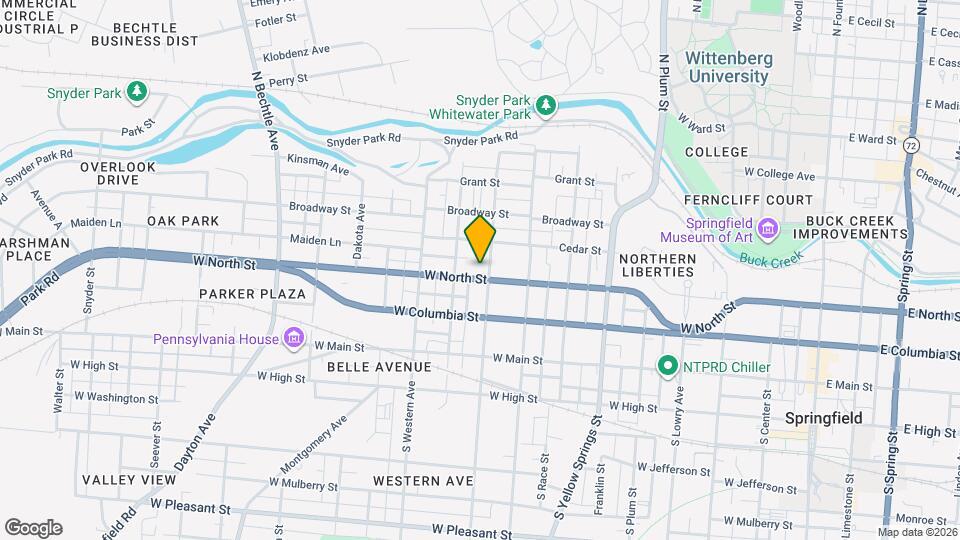 808 W North St Mapa y Detalles de la Ubicación