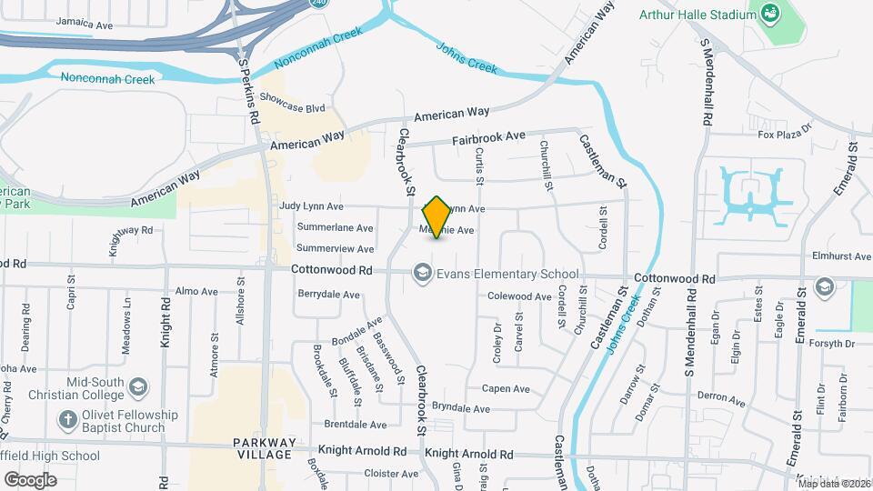 2882 Cottonwood Cove Mapa y Detalles de la Ubicación