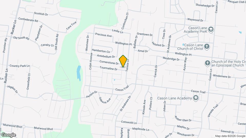 3312 Tourmaline Dr Map and Location Details