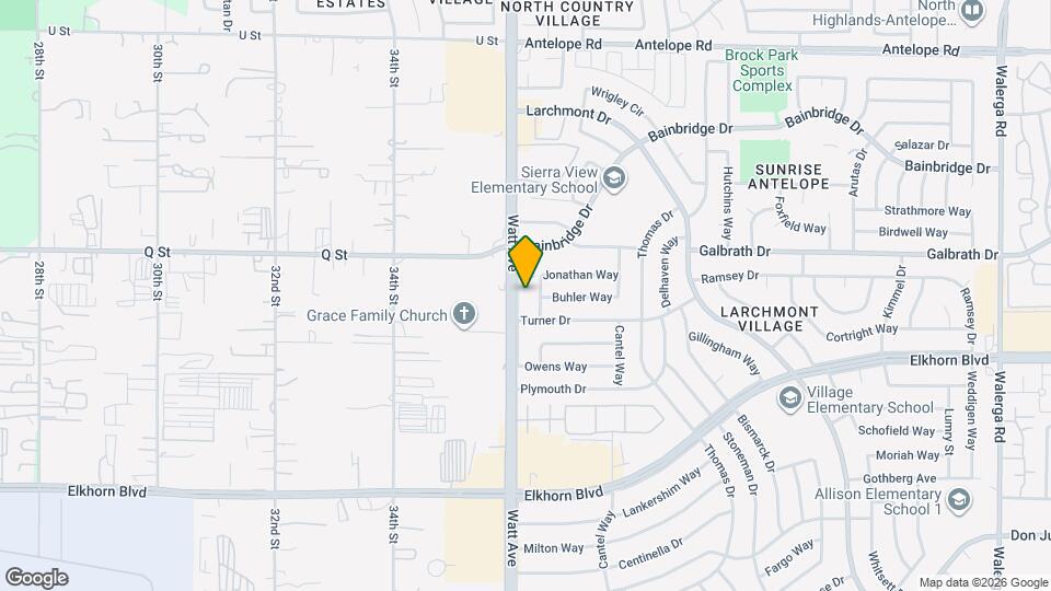 7118 Watt Ave Map and Location Details