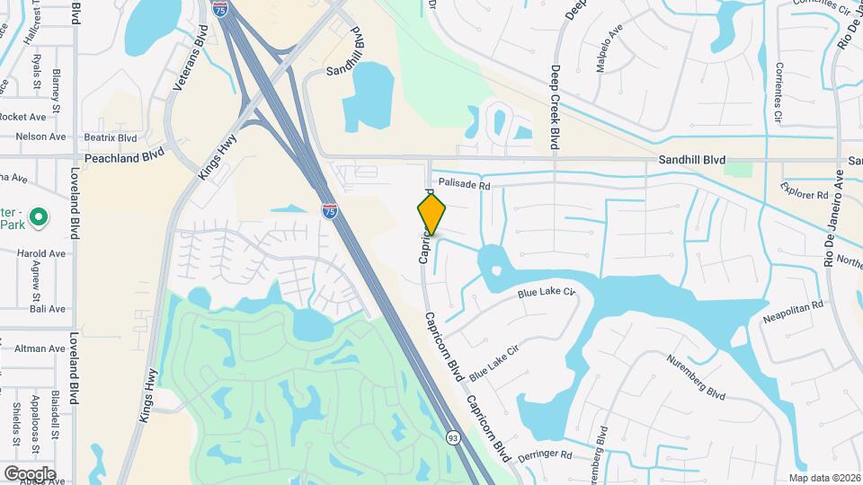 1132 Capricorn Blvd Map and Location Details