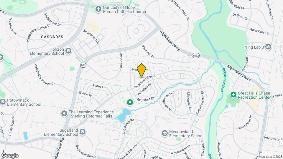 322 Sugarland Run Dr Map and Location Details