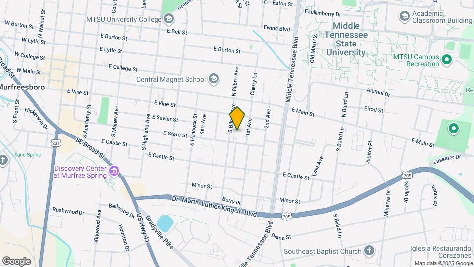 203 McAuliffe St Map and Location Details