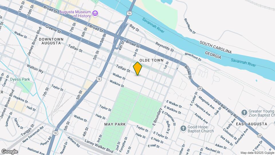 230 Telfair St Map and Location Details