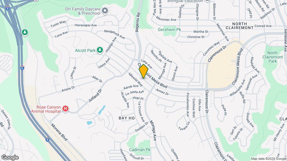 3313 Clairemont Mesa Blvd Map and Location Details