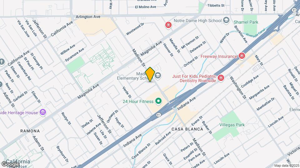 3628 Madison St Mapa y Detalles de la Ubicación