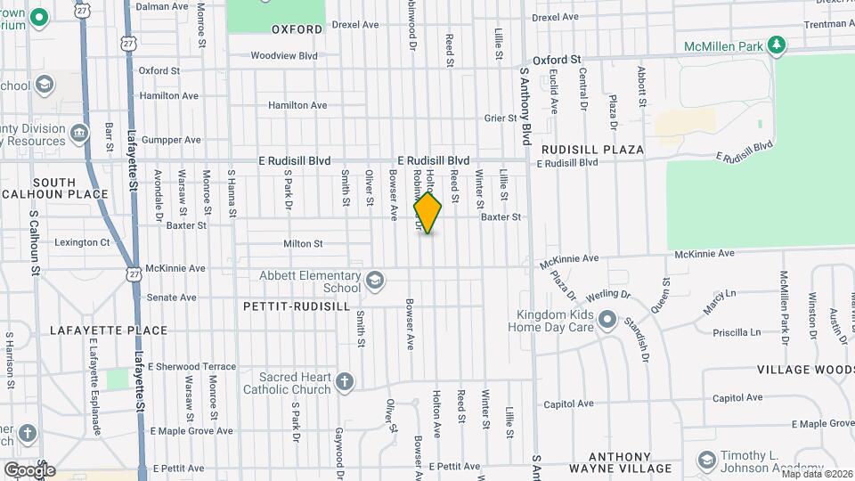 4129 Robinwood Dr Map and Location Details