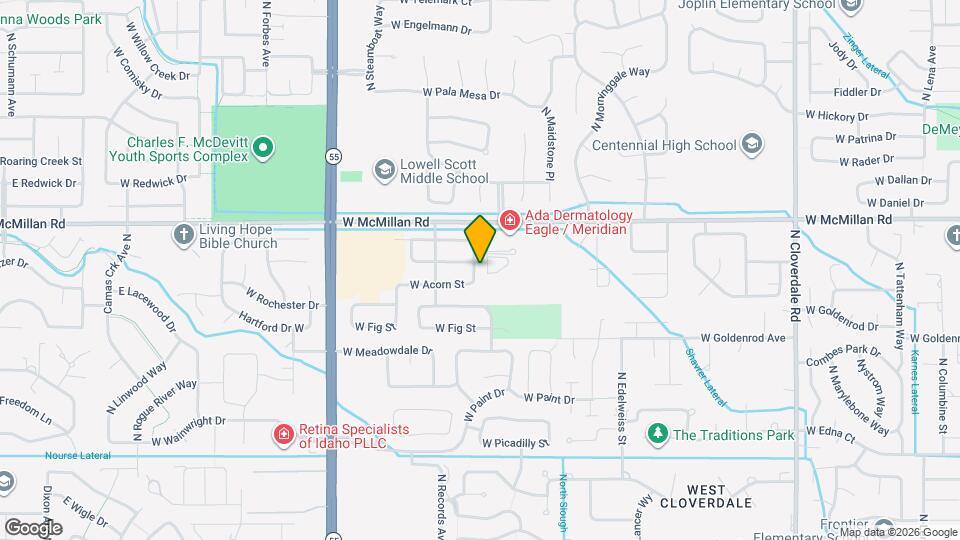 4650 N Date Palm Ave Map and Location Details