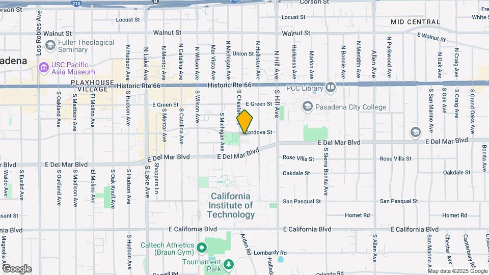 1270 Cordova St Map and Location Details