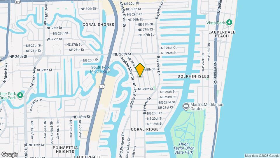 2432 NE 26th Ave Mapa y Detalles de la Ubicación