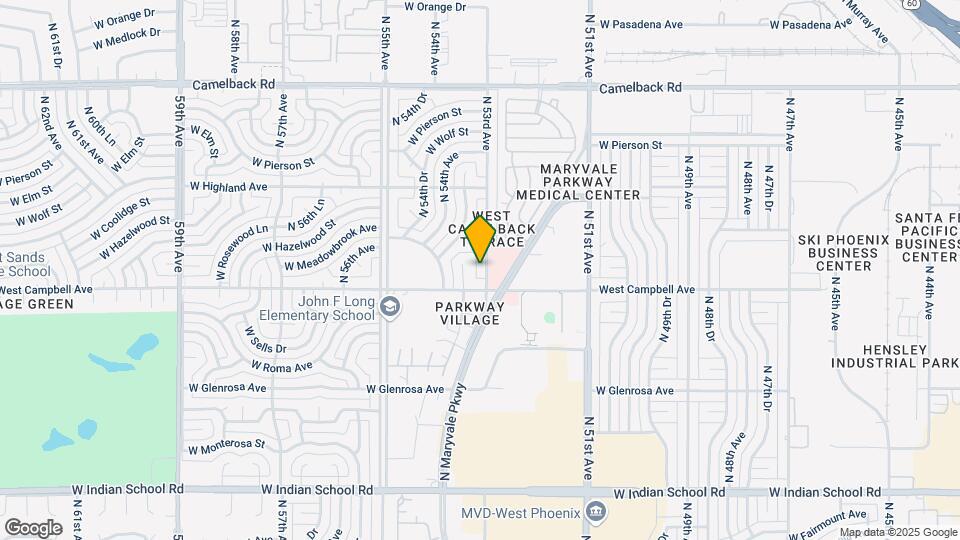 4520 N 53rd Ave Map and Location Details