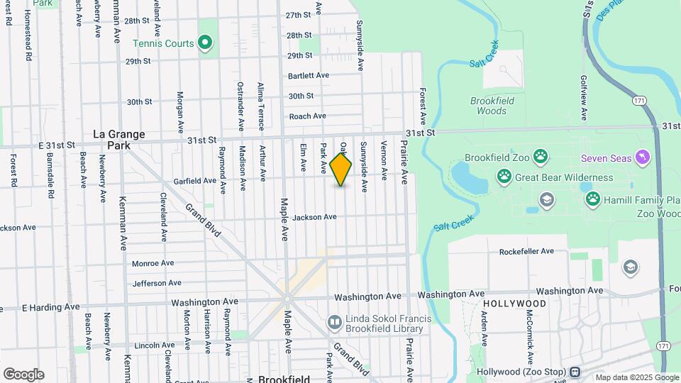 3218 Oak Ave Map and Location Details