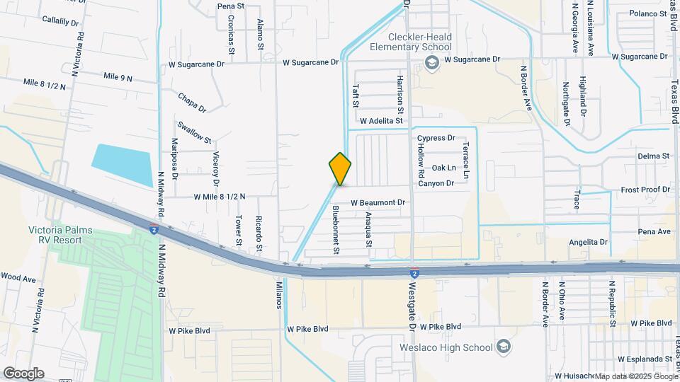 2109 Canyon Dr Map and Location Details