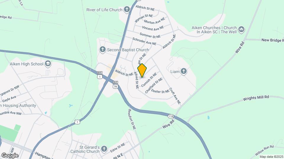 1118 Alderman St NE Map and Location Details