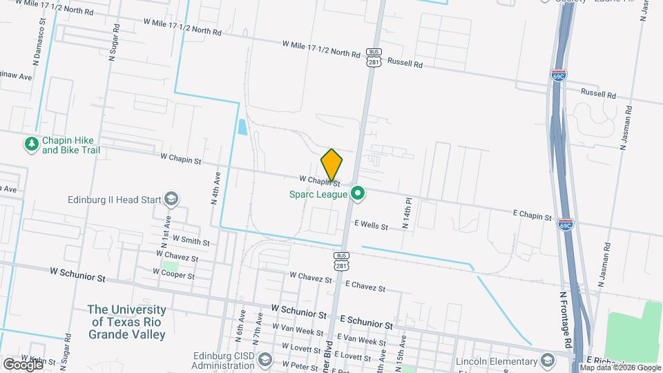 1315 Bodark Dr Mapa y Detalles de la Ubicación