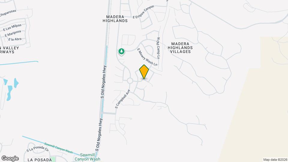 1024 E Lyle Canyon Dr Mapa y Detalles de la Ubicación
