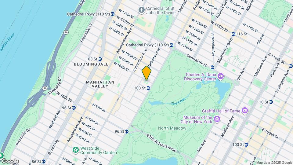 12 W 104th St Map and Location Details