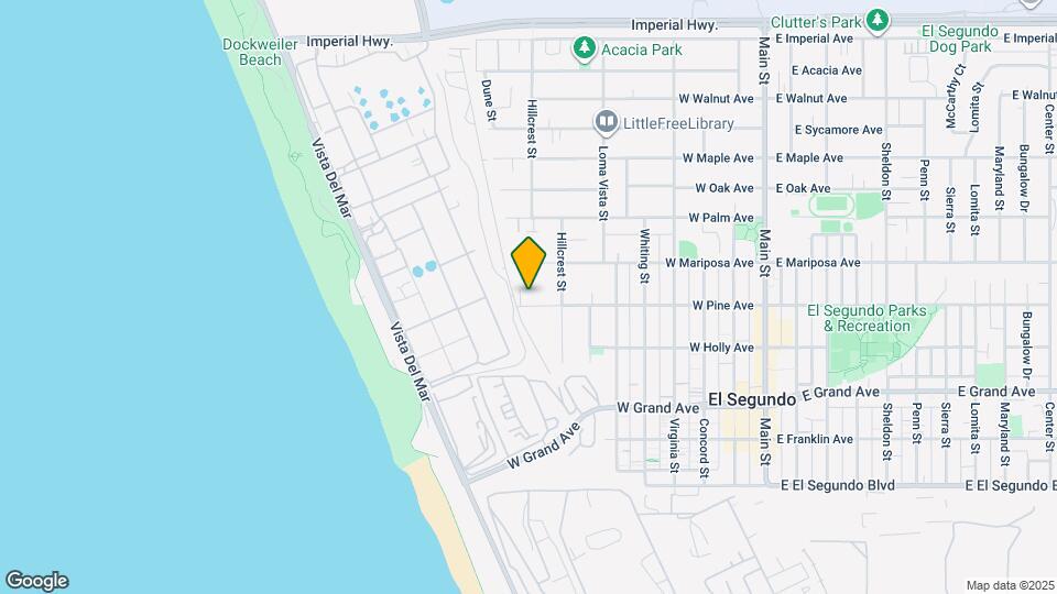 725 1/2 W Pine Ave Mapa y Detalles de la Ubicación