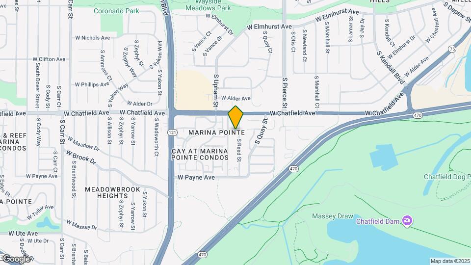 8367 S Reed St Map and Location Details