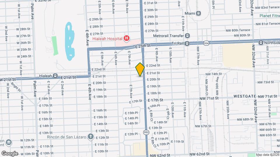 765 E 20th St Mapa y Detalles de la Ubicación