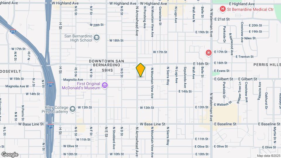 290 W Magnolia Ave Map and Location Details