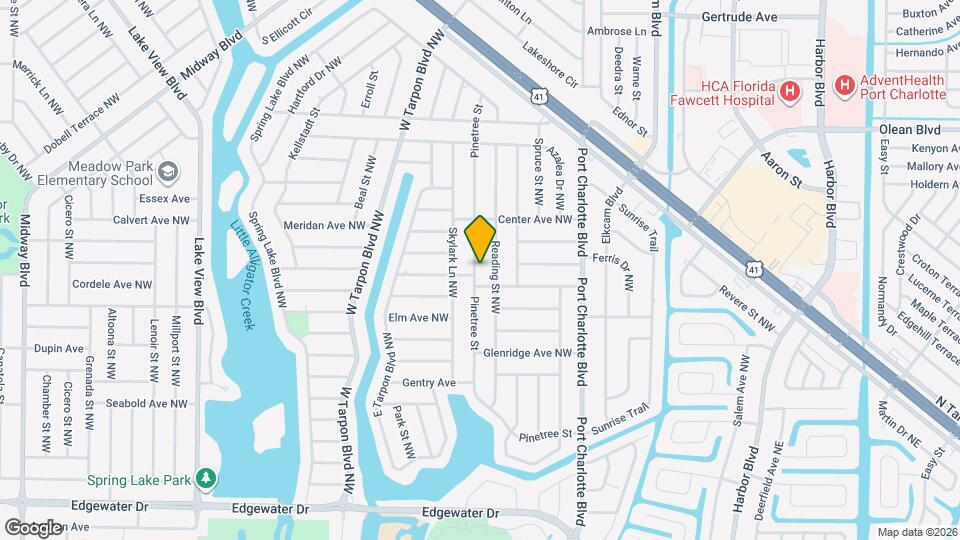 3208 Pinetree St Map and Location Details