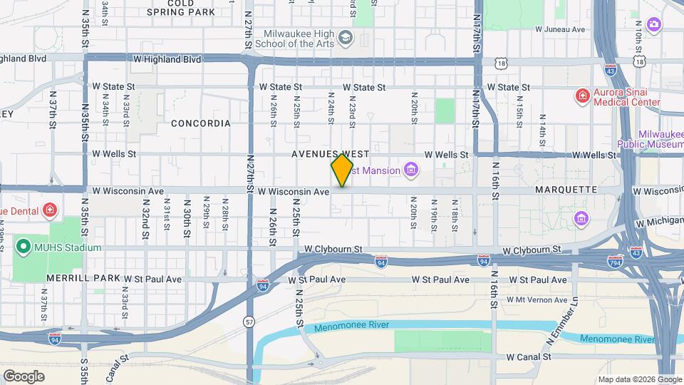 Apartment Association Map and Location Details