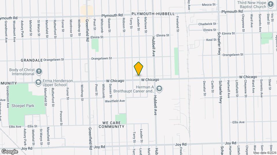 9501 Lauder St Map and Location Details