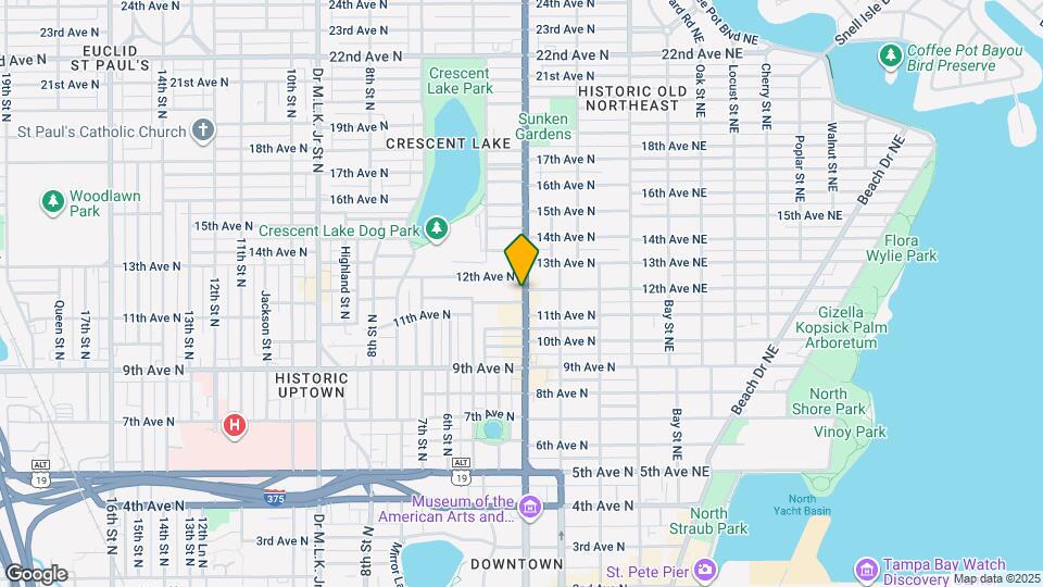1100 4th St N Map and Location Details